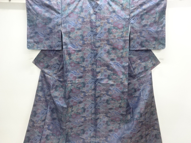 Japanese Kimono / Tsumugi Omeshi Silk